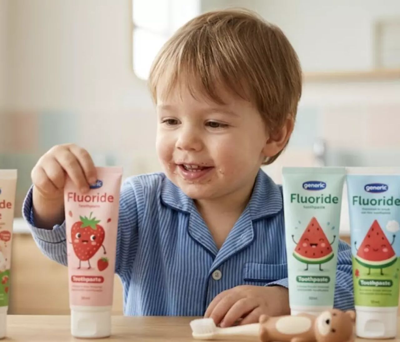 Pasta de dinți pentru copii: Ghid complet. Cu fluor sau fără fluor?